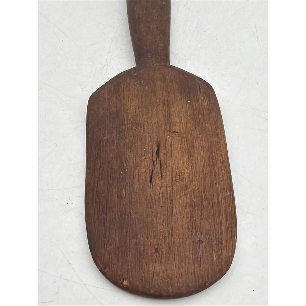 Vintage Antique Primitive Farm House Kitchen Wooden Spoon Paddle